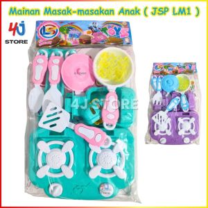 Mainan anak set masak masakan cooking