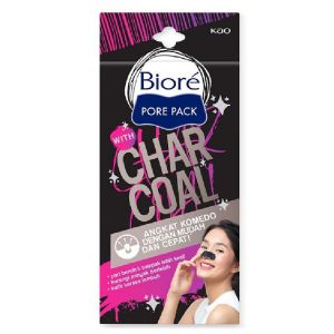 BIORE Pore Pack Black with Bamboo Charcoal - Plester Komedo Isi 4