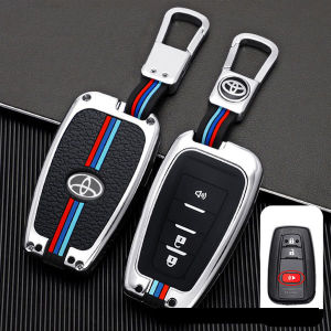 Bao Da Ốp Bảo Vệ Chìa Khóa Điều Khiển Từ xa Phản Quang Phù Hợp Xe Toyota Altis Corolla Cross Camry Highlander Mẫu Mới