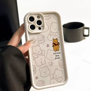 Phone Case  Pacha Dog Winnie the Pooh For iphone 11 12 13 14 15 Pro Max Casing silicone xr xs Max 7 8 Plus 11Pro 13Plus