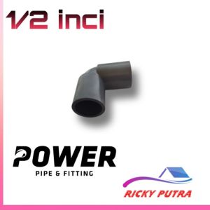 Knee  power AW 1/2 3/4 1 inci Elbow  Belokan pipa Tanpa Timbal Fitting pipa pvc