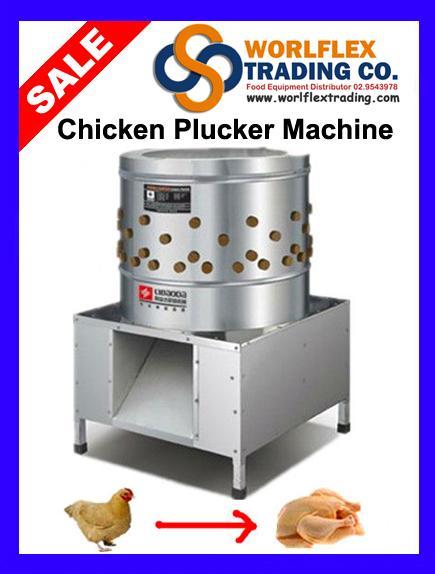 Chicken Plucker Machine with rotating pins for poultry processing ...