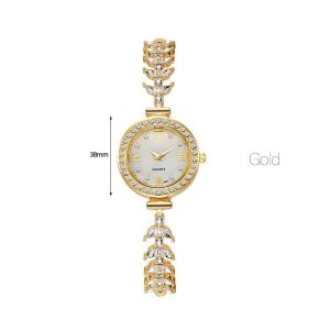 Luxury Women Watch Simple Casual Clock Fashion Small Round Dial Slim Alloy Strap Quartz Wristwatch for Women Relojes Para Mujer