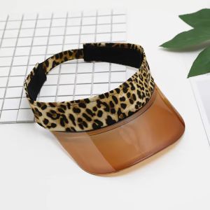 Summer PVC Visor Hats Sun Protection Sport Golf Running Women Anti UV