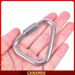 Miễn phí vận chuyển✨ Móc khóa tam giác móc khóa bằng thép không gỉ Móc khóa móc khóa khóa vít