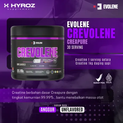 EVOLENE : CREVOLENE CREAPURE 165gr / 30serving | HALAL - BPOM