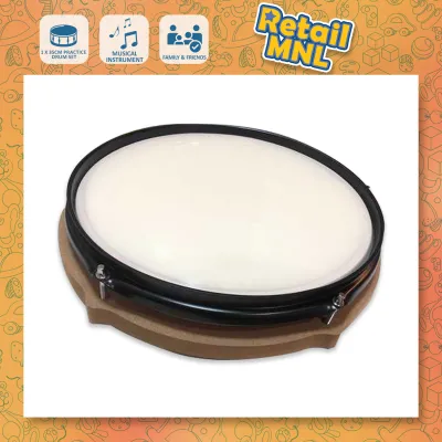 Retailmnl Hebikuo G8012 Practice Drum 12 inch High Quality Training Tool for Drummers