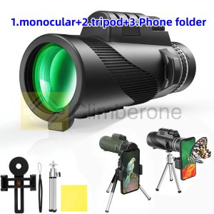 Telescope 50x60 Military HD Professional Monocular Zoom Binoculars green monocular telescope for bird telescope for kids monocular telescope for phone mini telescope mobile phone telescope