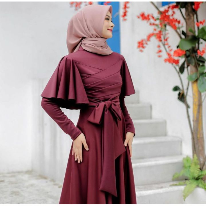 Bridesmaid sales maroon hijab