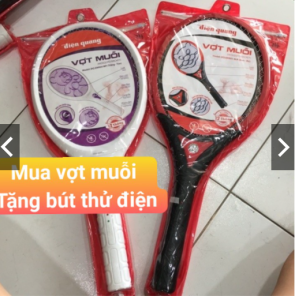 Vợt bắt muỗi Điện Quang Cao Cấp Bảo Hành Lên Đến 6 Tháng (Tặng kèm bút thử điện)