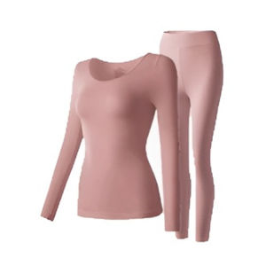 Lingerie Set Seamless Thermal Underwear not Tight Colorless Lightweight Fever Beauty Light and Thin