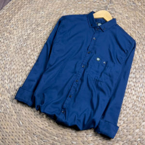 Obral murah..!!! Baju Pria Kemeja Navy Cowok Lengan Panjang Terbaru 2025