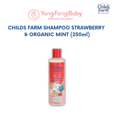 Childs Farm Kids Tangle Taming Hair Regime Bundle - Strawberry & Organic Mint Shampoo (250ml)