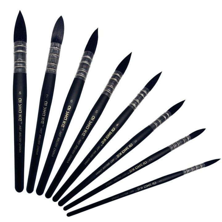 [HOT D] 1pc Mop Watercolor Paint Brush Artist Nylon Round Painting