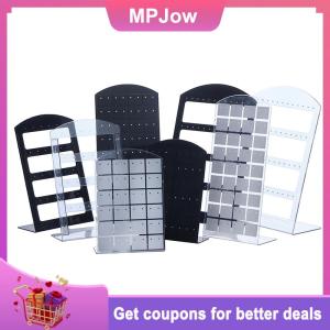 【MPJow】 Necklace Bracelet Earring Jewelry Hanging Accessories Display Wardrobe Earing Stand For Plastic Earingstand