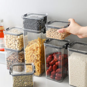 Air Tight Stackable Food Container/ Transparent Grains Ingredients Storage Box/Bekas Rempah Kedap Udara/Bekas Makanan密封罐