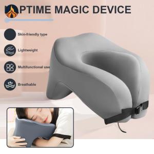 U-Shaped Neck Cushion Slow Rebound Office Nap Pillow Multifunction Ergonomic Head Support Cushion for Hotel Car Office Airplane Travel [Jocestyle Store]
