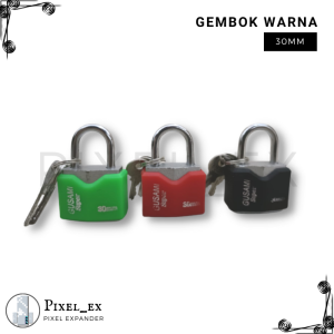 Gembok Warna Warni Tas / Koper 30MM 40MM 50MM 60MM