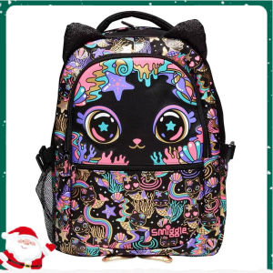 【Fast Shipping】New Smiggle Backpack Cute Cat Clic backpack student