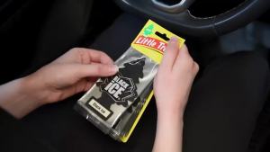 LITTLE TREES Car Air Freshener Hanging Tree Provides Long Lasting Scent for Auto and Home Black Ice 24 Air Fresheners