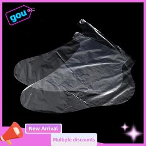 gou 100 chiếc túi bọc bằng nhựa trong suốt dùng một lần túi bọc sáp Spa chân móng chân