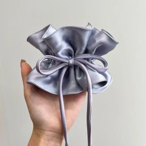 【PrettySet】Korean Satin Bow Ribbon Hairbands Long Scrunchies Hair Tied Bands Head Rope Women Girls Ponytail Hair Accessories
