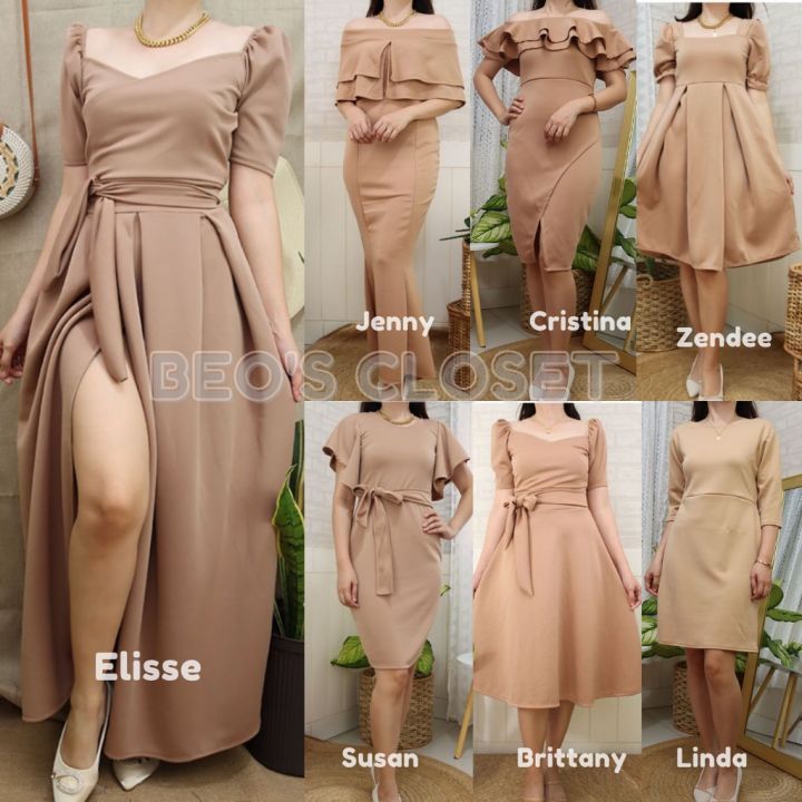 DARK MOCHA OR LIGHT MOCHA BROWN THEME COLOR FORMAL DRESS GOWN | Lazada PH DARK MOCHA OR LIGHT MOCHA BROWN THEME COLOR FORMAL DRESS GOWN | Lazada PH