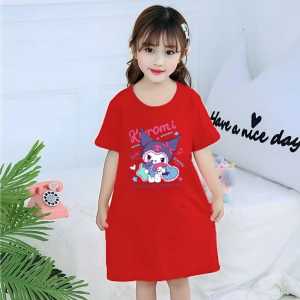 Dress Anak Perempuan KUROMI Viral Untuk Usia 1-10 Thn
