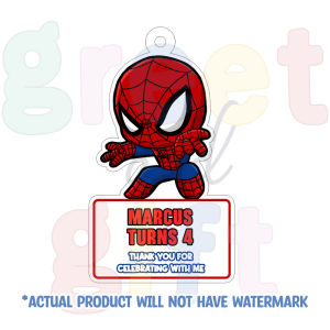Custom Die Cut Gift Tag / Customised Hang Tag For Children Birthday Kids Goodie Bags Events Wedding