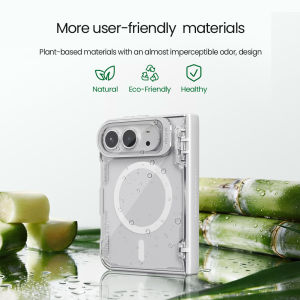 NILLKIN Ốp lưng từ tính Cho iPhone Duo Fold Ống Kính Chân Đế Chống Vàng Chống Sốc CA4021