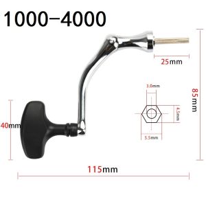 Handle Reel Power Hanlde T-Knob Untuk Reel Power Handle 1000 - 7000 Paduan Aluminium