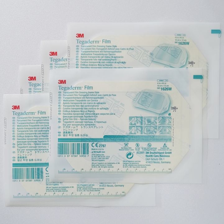 3M 5pcs Tegaderm Transparent Waterproof Film Dressing Frame Style 1626W ...