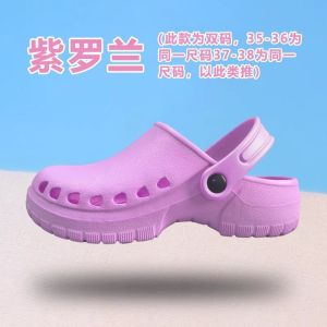 [Free Shipping] Thick-Soled Surgical Slippers Non-Slip For Women ICU Doctor And Nurse-Specific Slippers Closed-Toe Clogs Surgical Shoes