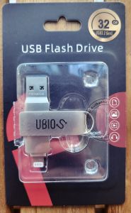 USB OTG 3.1 32GB Bộ nhớ Dữ Liệu Flash USB 3.0 2 trong 1 Lightning USB-A 32GB cho iPhone iPad Laptop Mac PC
