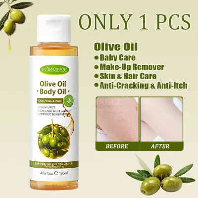 【BUY 1 TAKE 1】 Pure Olive Oil Moisturizing And Anti-Aging Essential Oil Multi-Purpose Care Oil Body Massage Oil Baby Care Protects Against Dryness And Itching Suitable For Skin Hair And Face.
