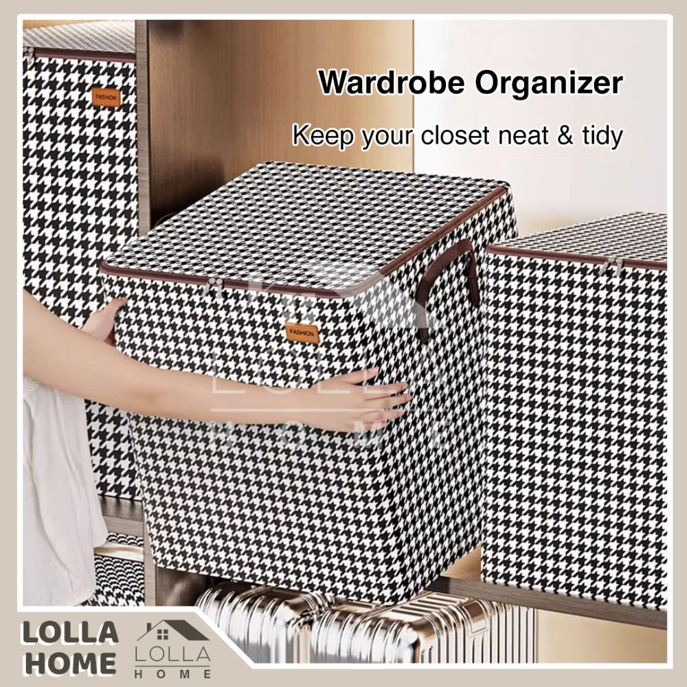 110L/140L/180L Foldable Storage Box, Large Capacity Quilt Blanket Clothes Wardrobe Organizer Bag
_voghion.com