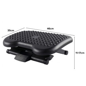 JIJI.SG Viken Adjustable Foot Rest with Massager Beads Ergonomic Anti-slip