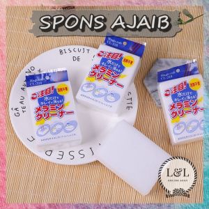 Spons Cuci Piring Nano Magic Sponge Rub Melamine Cleaner Spon Ajaib Busa Pembersih Serbaguna