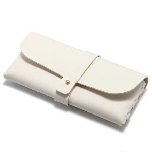 Lightweight Sunglasses Bag Travel-Friendly Eyewear Case PU Leather Protective Cover