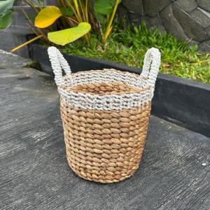 Keranjang Ember Tempat Sampah Wadah Baju Kotor Keranjang Hampers Kerajianan Anyaman B.CRAFTJOGJA