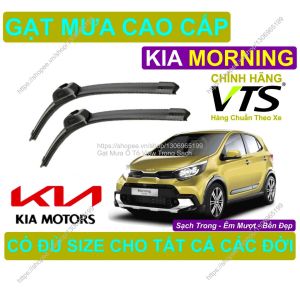 Gạt Mưa Silicon Kính Lái KIA MORNING Cặp Gạt M.ưa Kính Lái KIA MORNING Có Đủ S.ize Cho Các Đời Xe KIA MORNING