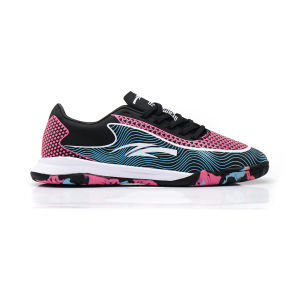 Bermengo Sepatu Futsal Veloci Alegre IN - Black Cyan Magenta