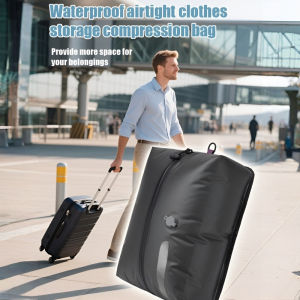 Thickened Vacuum Storage Bags for Travel Clothes No Vacuum Sealing Required Suitable for Seasonal Clothing Business Trips Students and Dormitories免泵旅行衣服收纳压缩袋