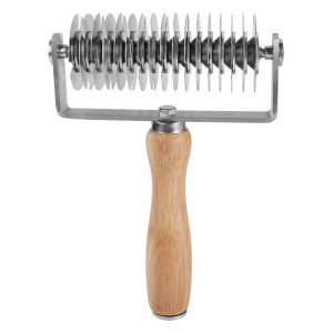 Stainless Steel Dough Lattice Roller Cutter Bread Pastry Baking Tool