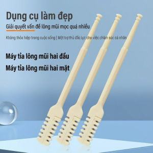 Tông đơ Tỉa Lông Mũi Thủ Công/Máy Cắt Tỉa Lông Mũi Hai đầu/Dụng Cụ Tỉa Lông Mũi Tiện Dụng/Đa Năng/Dễ Mang Theo/An Toàn Hiệu Quả/Gia đình Cá Nhân/Chăm Sóc Nam Nữ/Phù Hợp Du Lịch/Làm Sạch Lỗ Mũi