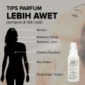 BRASOV Body Mist Halal XX-CT-671528 White Heaven Parfum Spray Netto 100 ML - Putih. 
