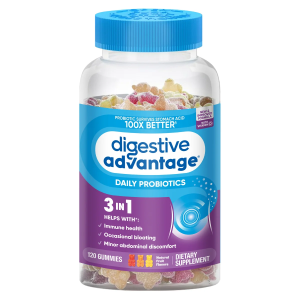 Schiff Digestive Advantage Probiotic 120 Gummies(Exp:02/2027)