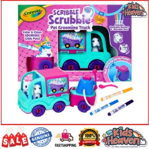 Crayola Scribble Scrubbie Pets Pet Grooming Truck (100.0% Original)