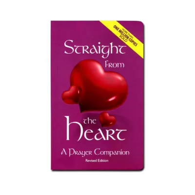 Straight From the Heart A Prayer Companion (Red) by Father Mario Ladra hardcover by Mavens Collection