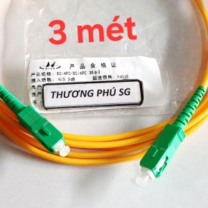 Dây nhảy quang mạng SC / APC - SC / APC dài 3m (Single mode Optical fiber cable)